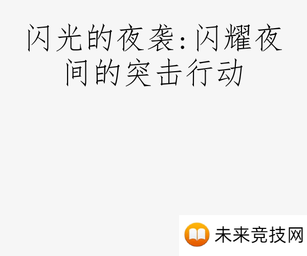 闪光的夜袭:闪耀夜间的突击行动